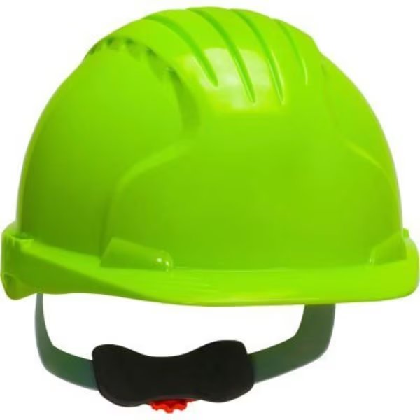 Evolution Deluxe 6151 Cap Style Hard Hat HDPE Shell, 6-Pt Suspension, Ratchet Adj., Neon Yellow, Pip, Mfr#: 280-EV6151-LY